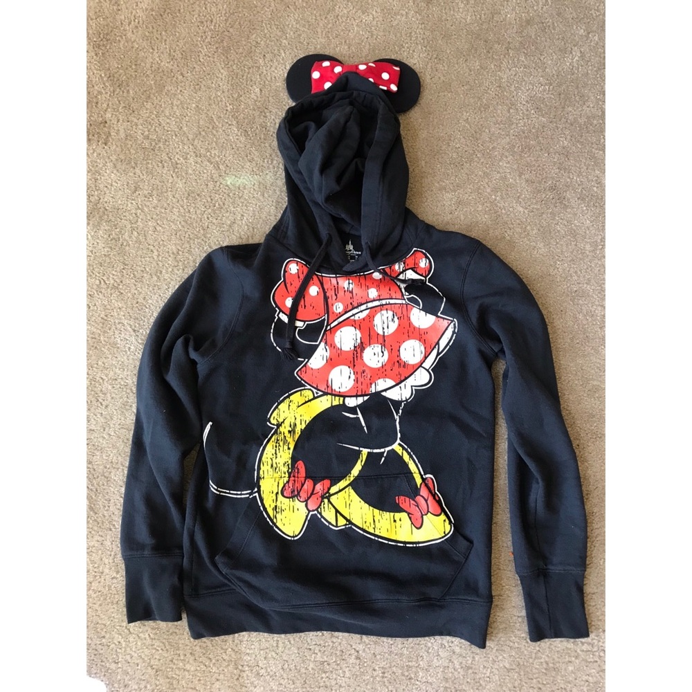 Disney Parks Minnie Mouse Sweatshirt Hoodie
